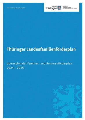 Titelbild Thüringer Landesfamilienförderplan 2024-2026